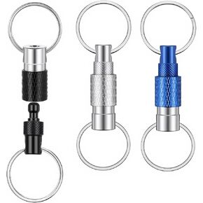 3 Pcs Keychain Quick Release, 3 Colors Quick Release Key Ring, Detachable Key Ring Pull Apart Keychain for Car Keys,Purse,Bag in Saudi Arabia