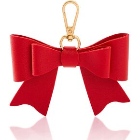 Leather Bag Charms for Handbags - Cute Bow Bag Charm, 3D Pink Coquette Purse Keychain, Coquette Key Chain Gift in Saudi Arabia