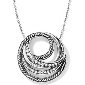 Brighton Neptune's Rings Short Necklace (Silver) in Saudi Arabia