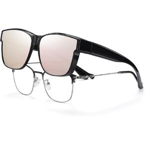 HAOLOTA Fit Over Sunglasses-Polarized for Men, Oversized Sun Glasses Square Shades UV400 Protection for Driving in Saudi Arabia