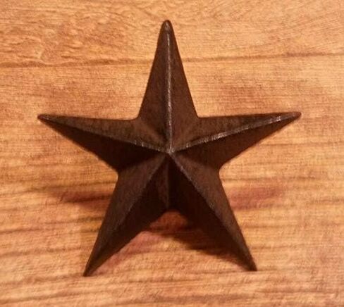 Texas Star Nails Large Cast Iron Stars 3 1/2" (Set of 6) Home Decor 0170-02110 in Saudi Arabia