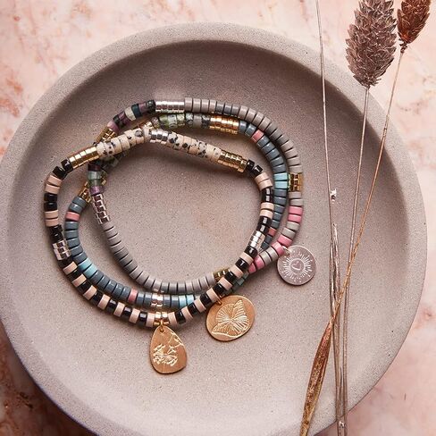 Scout Curated Wears - Intention Charm Bracelet - African Turquoise/Gold in Saudi Arabia