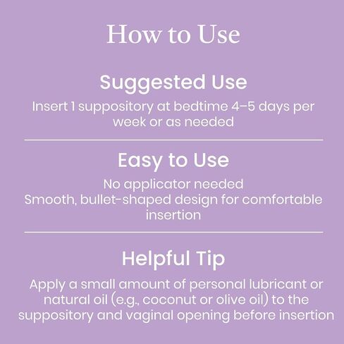 NewLife Naturals ESoothe Ultra Vitamin E Suppositories for Women 100 IU 2.5X More– Vaginal Dryness & Moisture Support – Hormone-Free – 24 Vaginal Suppositories, Made in USA -30 Day + Supply in Saudi Arabia