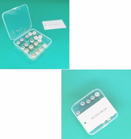 9pcs Artificial Pearl Brooch Pins: Secure Neckline Safety Clips for Shawl, Sweater, Blouse - Anti-Slip Women's Accessory (3 Colors) in Saudi Arabia