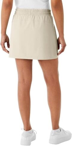 Member's Mark Women's 4-Way Stretch Travel Skort (US, Alpha, Large, Regular, Regular, Taupe) in Kuwait