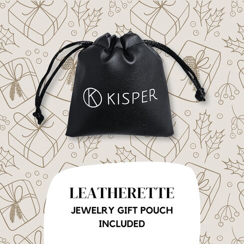 KISPER Italian 3mm Solid Gold Figaro Link Jewelry Set - Necklace & Bracelet - 18K Gold Plated 925 Sterling Silver - Unisex Design with Lobster Clasp - Made in Italy in Kuwait