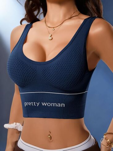 2026 New Sports Bra Women Seamless Wireless Yoga Bra Crop Lounge Bra Everyday Comfort Bra for Women in Kuwait