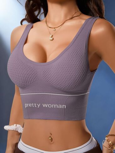 2026 New Sports Bra Women Seamless Wireless Yoga Bra Crop Lounge Bra Everyday Comfort Bra for Women in Kuwait