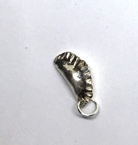 Pierogi Charm in Solid Sterling Silver in Kuwait