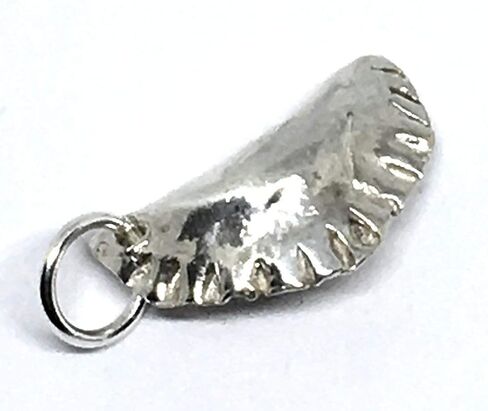 Pierogi Charm in Solid Sterling Silver in Kuwait