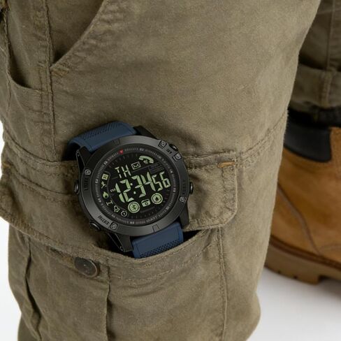 Military Tactical Digital Sports Watch for Men,Outdoor Waterproof Smart Watches with Pedometer Calorie Counter,Reloj Militar para Hombre (Blue) in Saudi Arabia