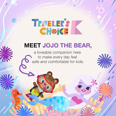 Traveler's Choice Kids JoJo the Bear's School Adventure, Under the Sea, Backpack (15.5 x 11.75 x 6) in Saudi Arabia