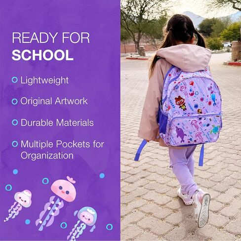 Traveler's Choice Kids JoJo the Bear's School Adventure, Under the Sea, Backpack (15.5 x 11.75 x 6) in Saudi Arabia