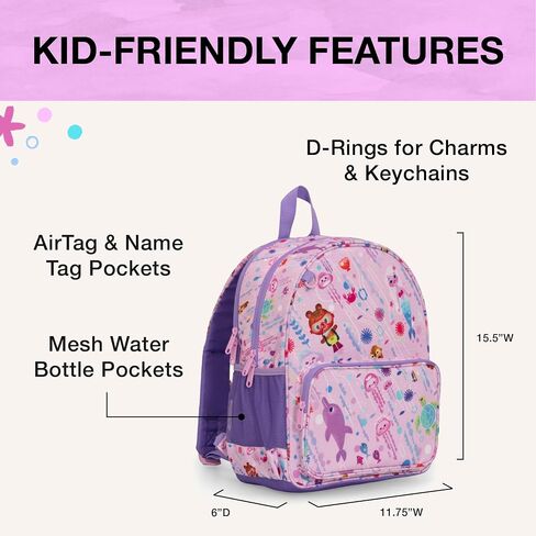 Traveler's Choice Kids JoJo the Bear's School Adventure, Under the Sea, Backpack (15.5 x 11.75 x 6) in Saudi Arabia