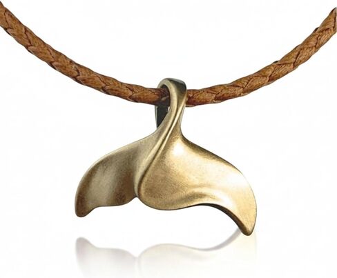 Big Blue Aquatic Gifts Whale Tail Necklaces for Men and Women - Antique Bronze Whale Tail Fluke Pendant, Scuba Diving Gifts, Beachy Jewelry in Saudi Arabia