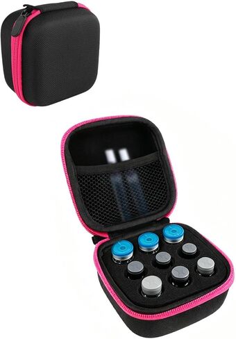 9 Slots Peptide Pen Case for Travel: Hard Shell, Compatible with 3/5/10ml. in Saudi Arabia