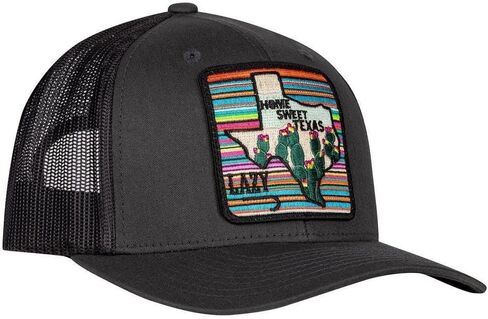 Lazy J Ranch Home Sweet Texas Mid Profile Trucker Hat - Adjustable Unisex Country Hats, Vintage Trucker Hat in Saudi Arabia