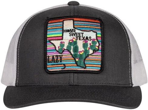 Lazy J Ranch Home Sweet Texas Mid Profile Trucker Hat - Adjustable Unisex Country Hats, Vintage Trucker Hat in Saudi Arabia