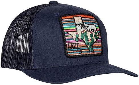 Lazy J Ranch Home Sweet Texas Mid Profile Trucker Hat - Adjustable Unisex Country Hats, Vintage Trucker Hat in Saudi Arabia