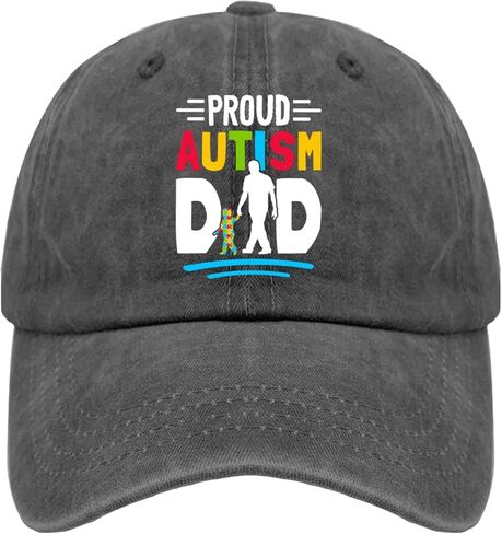Autism Awareness Hat Proud Autism Dad Hat for Women Funny Baseball Hats Funny Gifts for Men in Saudi Arabia