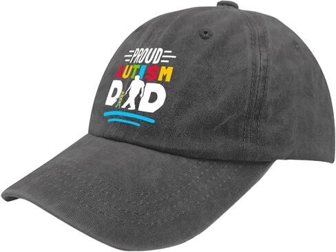 Autism Awareness Hat Proud Autism Dad Hat for Women Funny Baseball Hats Funny Gifts for Men in Saudi Arabia