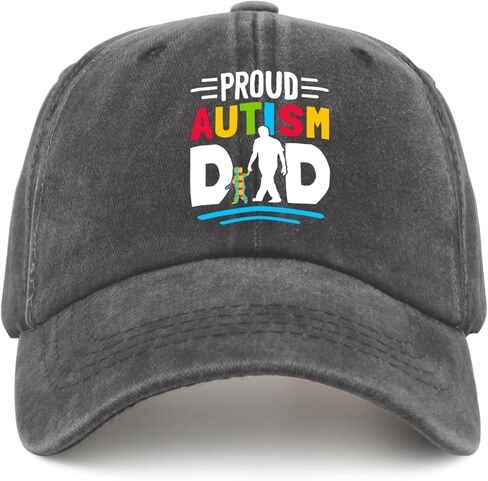 Autism Awareness Hat Proud Autism Dad Hat for Women Funny Baseball Hats Funny Gifts for Men in Saudi Arabia