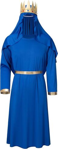 Adult Three Kings Robe Biblical Nativity 3 Wise Men Halloween Costume Cosplay King Outfit Accessories Set in Saudi Arabia