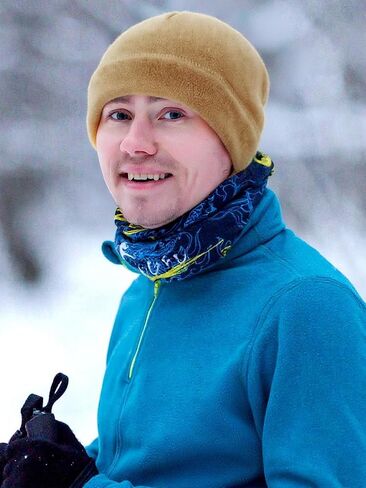 Syhood Winter Warm Skull Cap Soft Fleece Beanie Hat Thick Windproof Watch Cap Skiing Outdoor Warm Colored for Men Women in Kuwait
