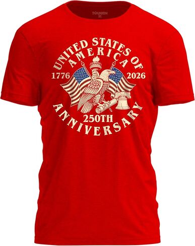 250th Anniversary USA Shirt 1776 2026 American Flag Patriotic July 4th Celebration Tee in Saudi Arabia