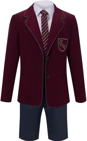 Adult Cosplay Costume Women Mens Coat JK Skirt Tie Shirt Shorts Uniform Set Halloween Party in Saudi Arabia