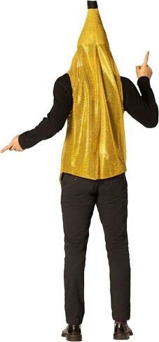 Banana Sparkle Glitzy Sequin Ultimate Halloween Costume, Women and Men, Adult One Size in Saudi Arabia