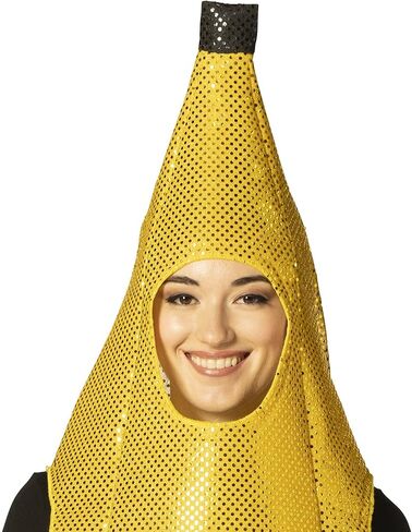 Banana Sparkle Glitzy Sequin Ultimate Halloween Costume, Women and Men, Adult One Size in Saudi Arabia