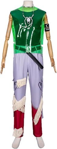 AwwwCos Cosplay Costume Vest Overhang Pants Outfit for Halloween Party Stage Performance in Saudi Arabia