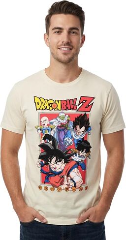 Dragon Ball Z Shirt Men's Son Goku Krillin Piccolo Short Sleeve Tee in Kuwait