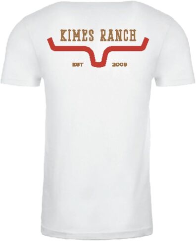 Kimes Ranch Men’s Bar Doors T Shirt Western Logo Tee Cotton Blend Short Sleeve Casual Western Shirt in Kuwait