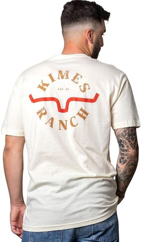 Kimes Ranch Men's Uncomplicated T-Shirt – Western Graphic Short Sleeve Tee in Kuwait
