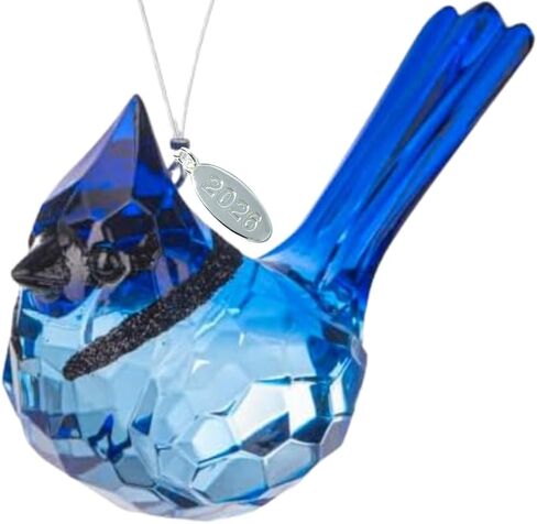 Birdwatcher Gift, Stunning Blue Jay Sparkling Suncatcher, Acrylic Ornament - A Perfect Bird Gift with 2026 Charm & Suction Cup - Stunning Acrylic Bird Suncatcher, Blue Jay Car Charm in Saudi Arabia