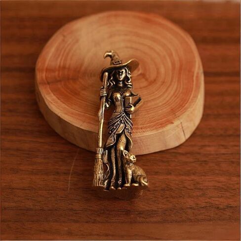 Magic Moon Witch Ornament, Home Decor, Living Room/Entrance Decoration, Home Furnishings, Wizard Statue in Kuwait