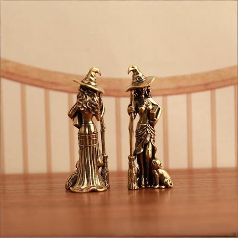 Magic Moon Witch Ornament, Home Decor, Living Room/Entrance Decoration, Home Furnishings, Wizard Statue in Kuwait