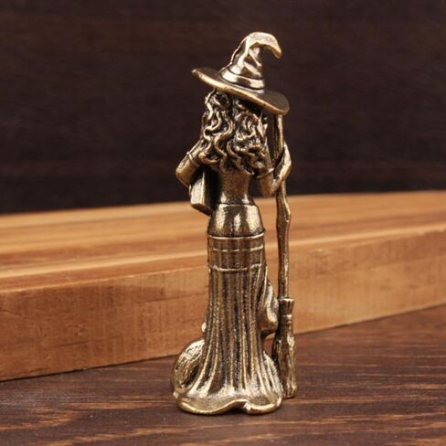 Magic Moon Witch Ornament, Home Decor, Living Room/Entrance Decoration, Home Furnishings, Wizard Statue in Kuwait