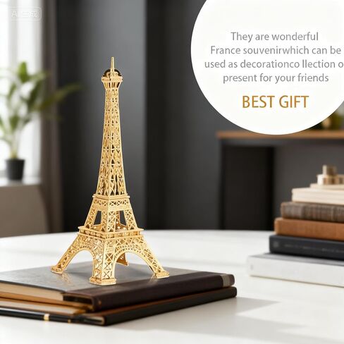 Eiffel Tower Model, Mini Metal Eiffel Tower Model Figurine, French Paris Eiffel Tower Craft for Souvenirs, Cake Table Decor, Gifts, Party, Home Decoration in Saudi Arabia