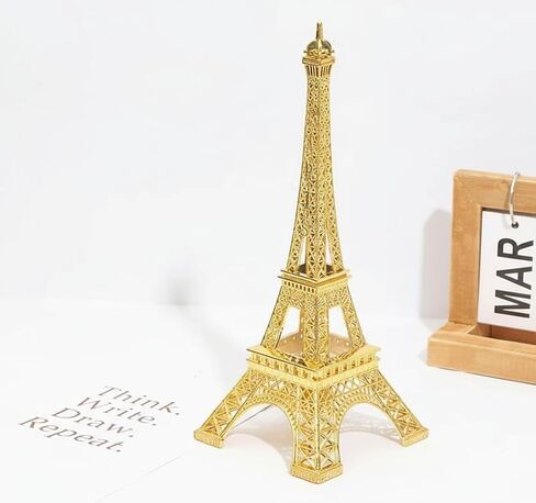 Eiffel Tower Model, Mini Metal Eiffel Tower Model Figurine, French Paris Eiffel Tower Craft for Souvenirs, Cake Table Decor, Gifts, Party, Home Decoration in Saudi Arabia