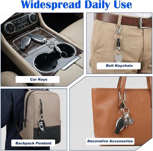 3 Pcs Keychain Quick Release, 3 Colors Quick Release Key Ring, Detachable Key Ring Pull Apart Keychain for Car Keys,Purse,Bag in Saudi Arabia