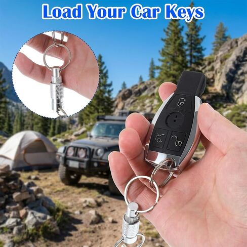 3 Pcs Keychain Quick Release, 3 Colors Quick Release Key Ring, Detachable Key Ring Pull Apart Keychain for Car Keys,Purse,Bag in Saudi Arabia