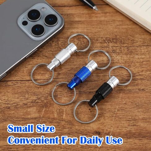 3 Pcs Keychain Quick Release, 3 Colors Quick Release Key Ring, Detachable Key Ring Pull Apart Keychain for Car Keys,Purse,Bag in Saudi Arabia