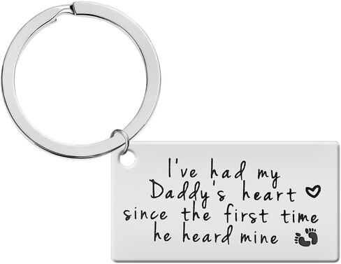 First Father Day Gifts for New Dad Father Pregnancy Announcement Gift for Dada Daddy To Be Gifts for 1st Time Dad Daddy Birthday Gift Keychain for Men Son Husband Fathers Day Presents for Son In Law in Kuwait