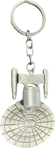 USS Enterprise NCC-1701 Starship Keychain – Sci-Fi Spaceship Metal Key Ring, Space Fleet Inspired Collectible Gift in Saudi Arabia