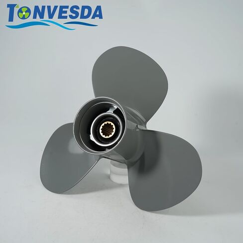 OEM Upgrade Aluminum Outboard Boat Propeller for Honda Engines 12 1/4x9 11 5/8x11 13 Spline Tooth 35/40/45/50/55/60 HP,RH in Saudi Arabia