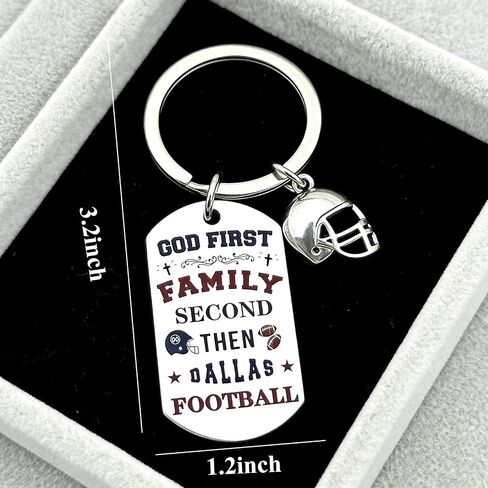 Cowboys Keychains for Men, Football Keychains for Sport Fans, Western Themed Birthday Party Gifts, Cowboy Football Gifts and Sports Memorabilia in Saudi Arabia