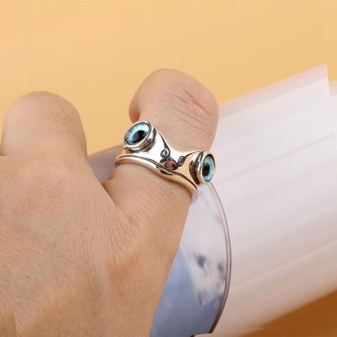 Silver Plated Frog Rings for Women Adjustable Frog Ring Frog Animal Finger Ring in Saudi Arabia